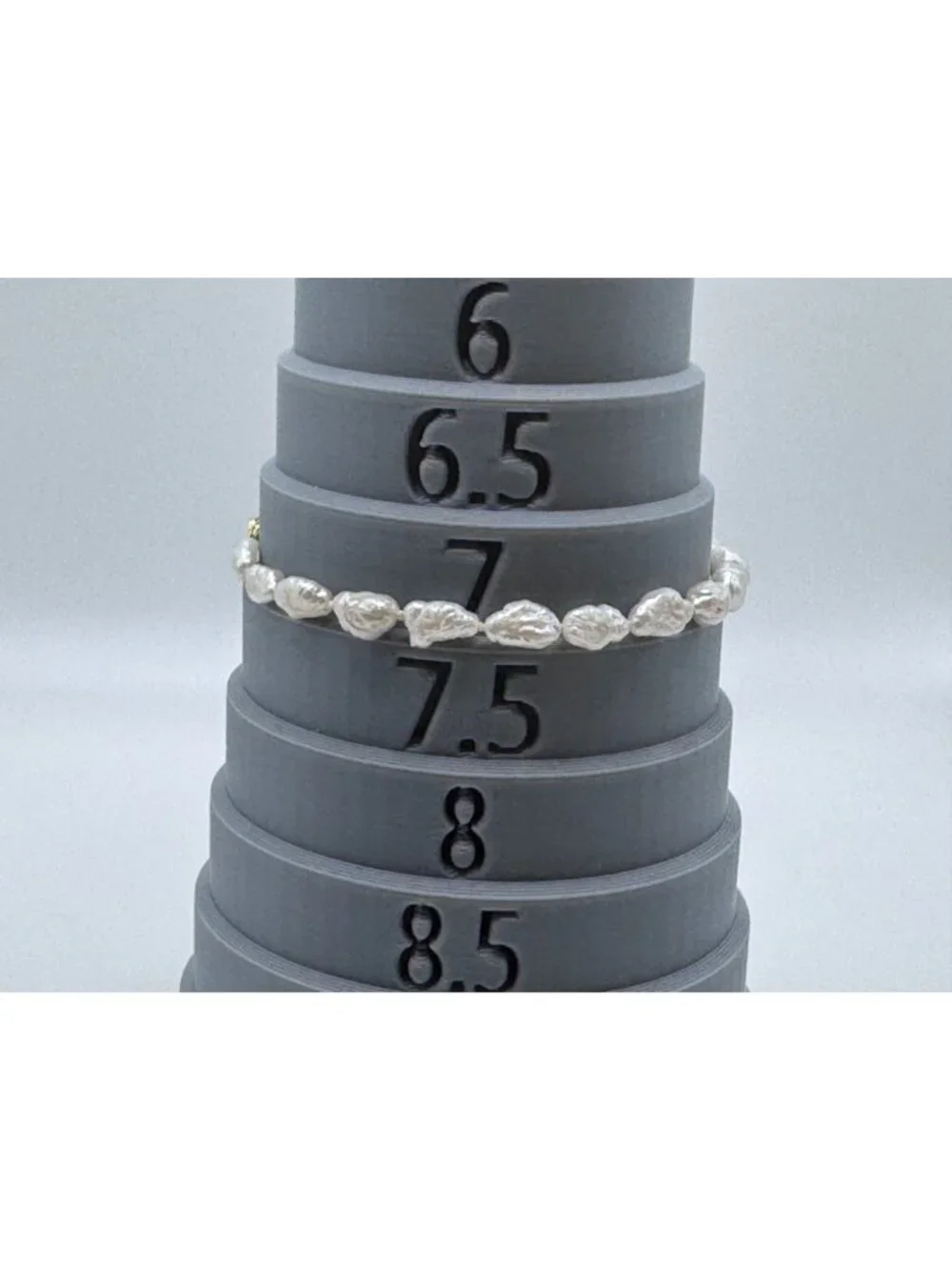 Boho Baroque Freshwater Pearl Nugget Link Bracelet Gold Tone Spring Ring Clasp
